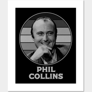 retro phil collins Posters and Art